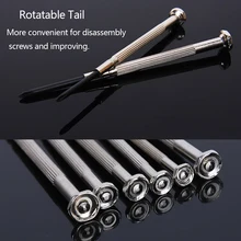 6 шт. Прецизионный многофункциональный мини маленький Набор отверток с прорезями Phillips биты для часов очки отвертка ремонтные инструменты