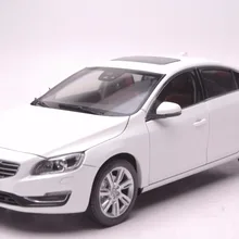 1:18 литья под давлением модель для Volvo S60L белый сплав игрушечный автомобиль миниатюрная Коллекция подарков S60