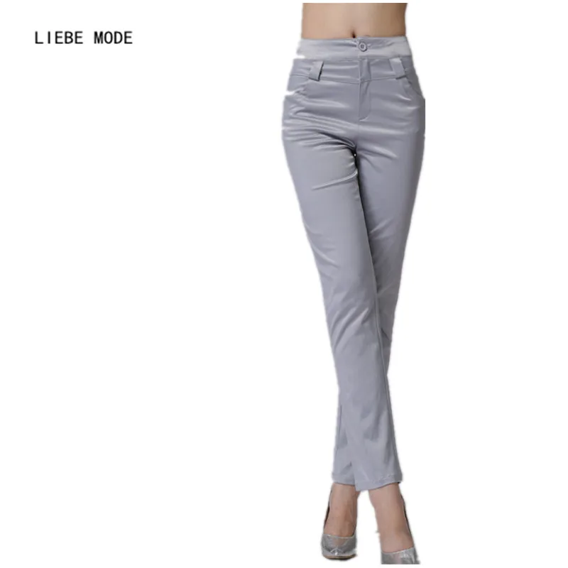 Sidborn Comprar Ol Estilo Oficina Pantalones Formales Brillante