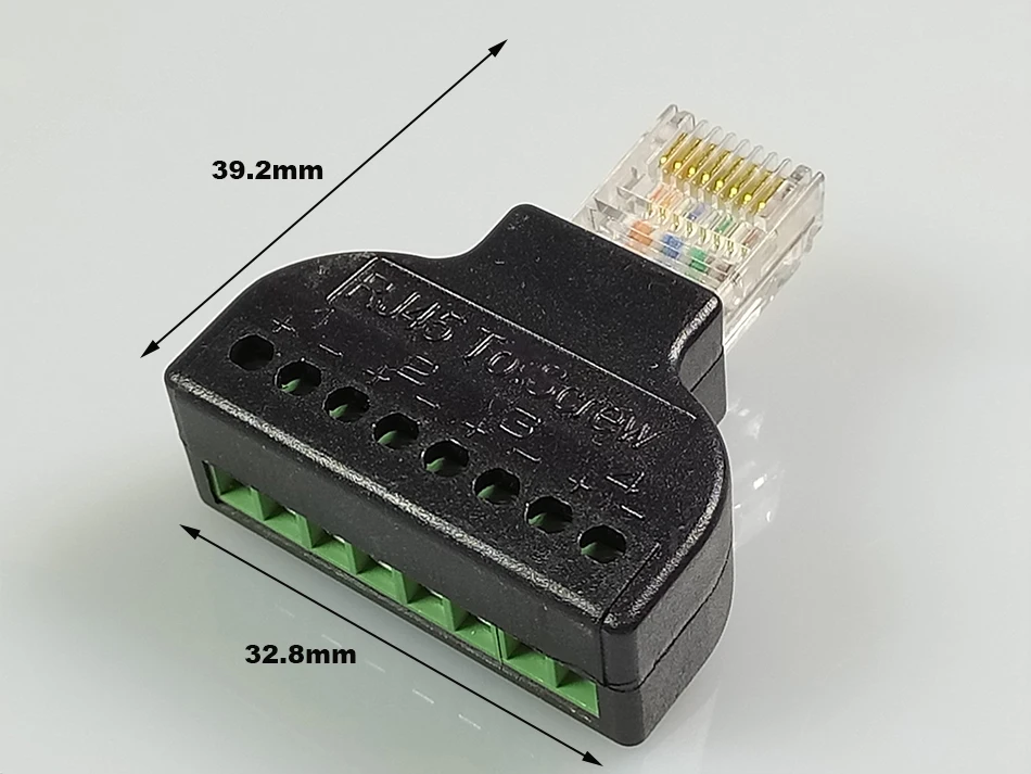 8 шт. RJ45 к 8pin винт AV балун терминалы AV винт разъем адаптера RJ45 винт