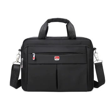 

Brand Portable 14" Laptop Bags Crossbody Briefcase Business Men Bag Bolsas Homme Large Capacity Oxford Briefcases For Men B46