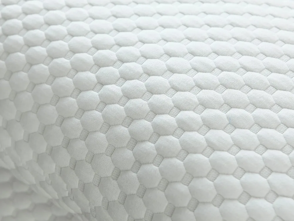 Высококачественная Белая сверхтонкая подушка с волокнами 48*74 см высокая эластичная Подушка/подушка для шеи полиэстер Наполнитель водяная подушка в форме Куба крышка