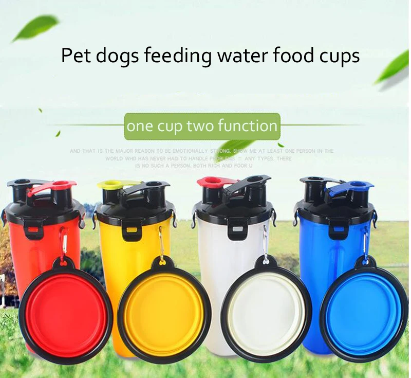 pet dog water food feeder (5)