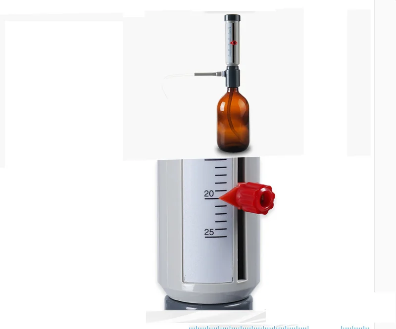 Laboratory quantitative liquid adding device 5-25ml adjustable quantitative liquid bottle feeder sampler DispensMate Plus