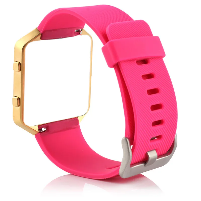 Ремешок Bemorcabo для Fitbit Blaze сменный силиконовый браслет умных часов без