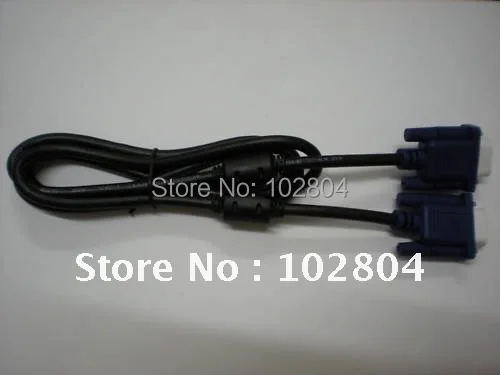 

VGA SVGA DB15 M/M Cable with 2 Magnetic Rings 1 Pcs Per Lot