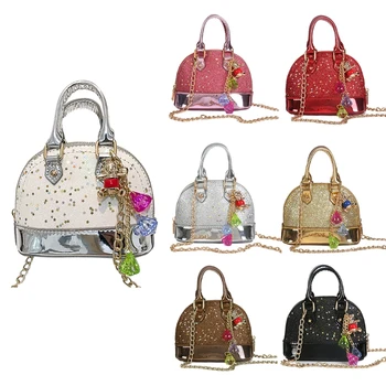 

2019 Plush Backpacks New Baby Girls Fashion Backpacks Cute Sequins Purse Wallet Tassel Hand Bag Single Shoulder Bag