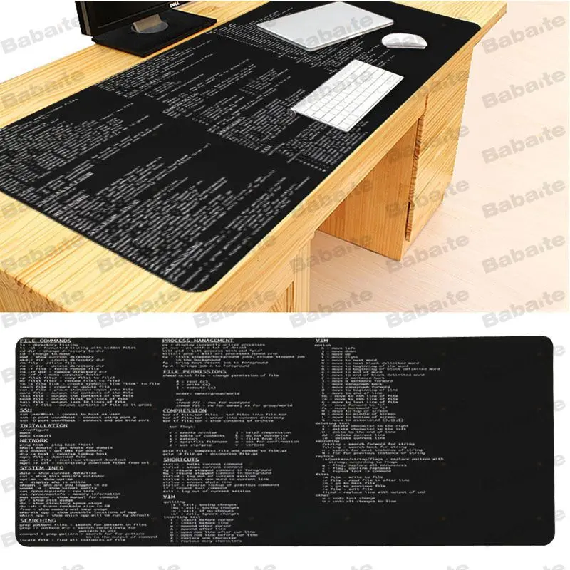 Lock Edge 40X90cm Babaite скин товара игровой клавиатуры Мышь колодки Размеры для 30x90 см 40x90 см Коврик для мыши - Цвет: Lock Edge 40X90cm
