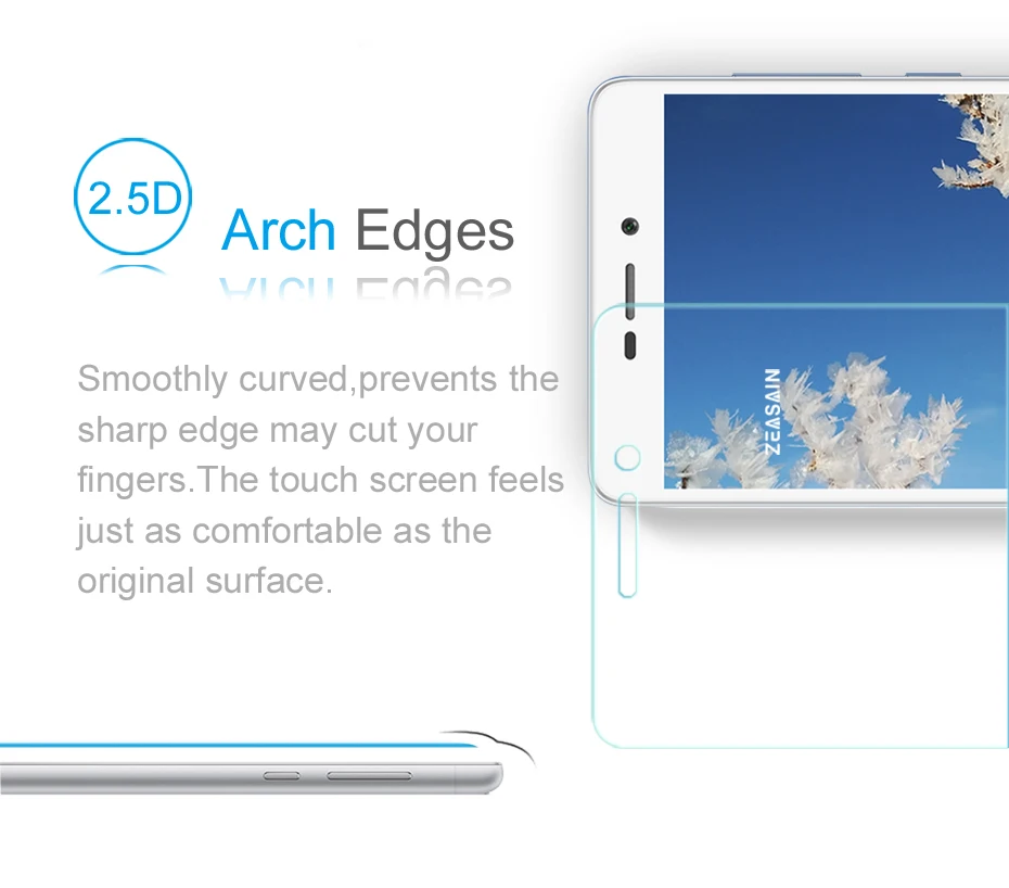 Original ZEASAIN Screen Protector Tempered Glass Film For Xiaomi Redmi 3 3X 3S 3Pro redmi3 redmi3S redmi3Pro X S Pro Film (8)