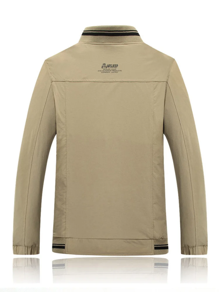 AFS JEEP Brand Clothing casaco feminino мужская Военный Стиль Армия Пальто Хаки Зеленый и Синий Цвет 145