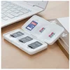 Transparent Memory Card Case Box Storage Holder 6 SD  6TF Micro SD  12Card  Cards Hard Bag Waterproof plastic shaped 6TF+6SD ► Photo 2/6