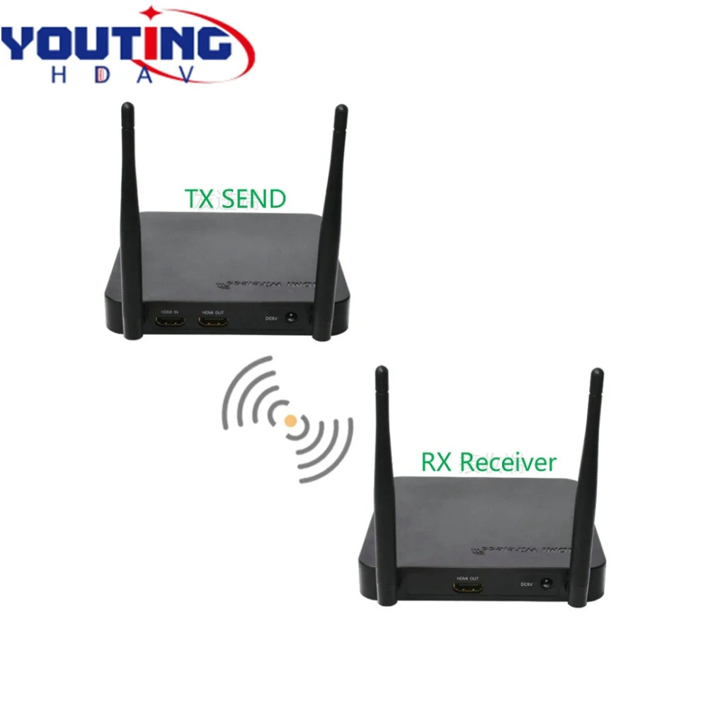 

HD Video/Audio Signal Transmission System HDMI wireless Extender 50M HD receiver and transmitter 1080p Up to 200ft