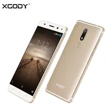 Xgody D22 4 г разблокирован смартфон Android 7.0 nougat 2 г + 16 г отпечатков пальцев touch smart мобильный телефон 5.5 дюймов Dual SIM карты мобильного телефона