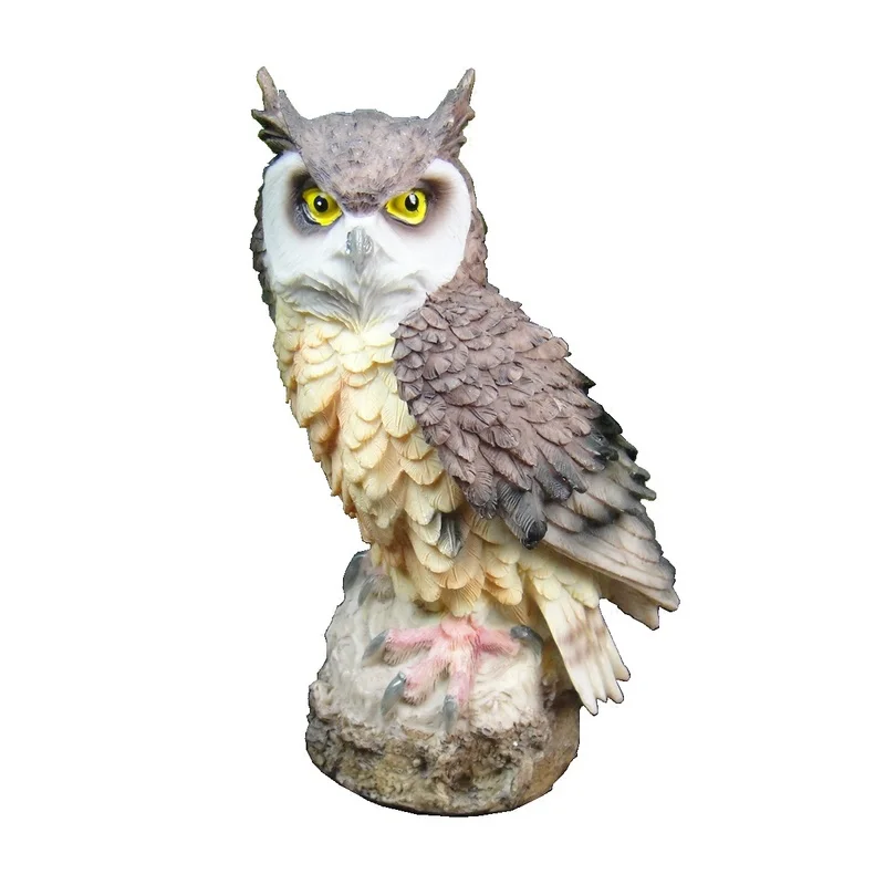 Simulation Owl Resin Figurine Decoration Horticultural Potted Landscape