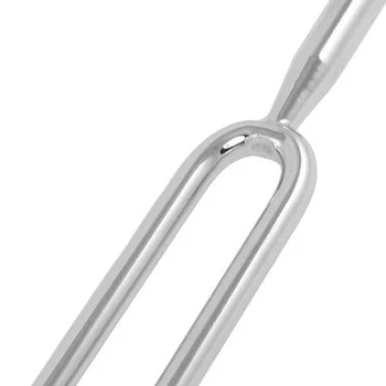 

10X Wholesale C523 Instrument Tuner Silver Tone Metal Tuning Fork 523Hz