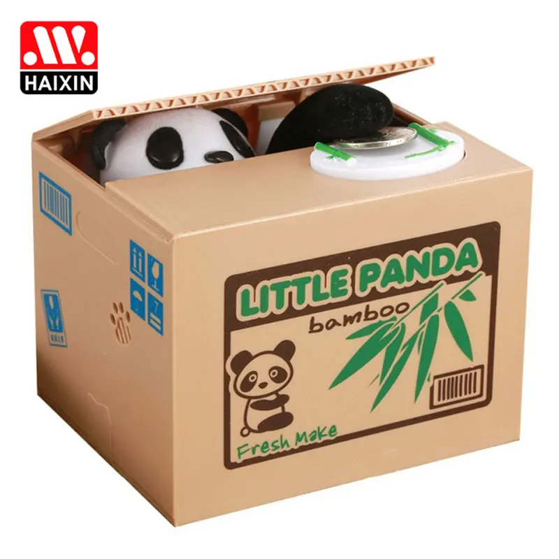 

Panda Cat Thief Money boxes toy piggy banks gift kids money boxes Automatic Stole Coin Piggy Bank Money Saving Box Moneybox