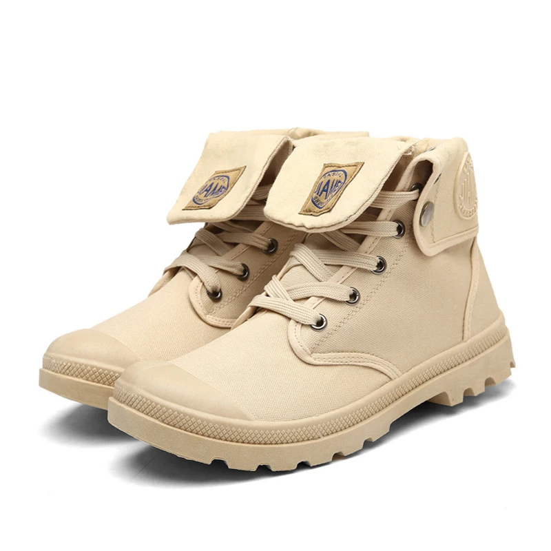 Для мужчин высокие парусиновые туфли военные тактические сапоги Desert Combat Army путешествия спорт обувь для скейтбординга