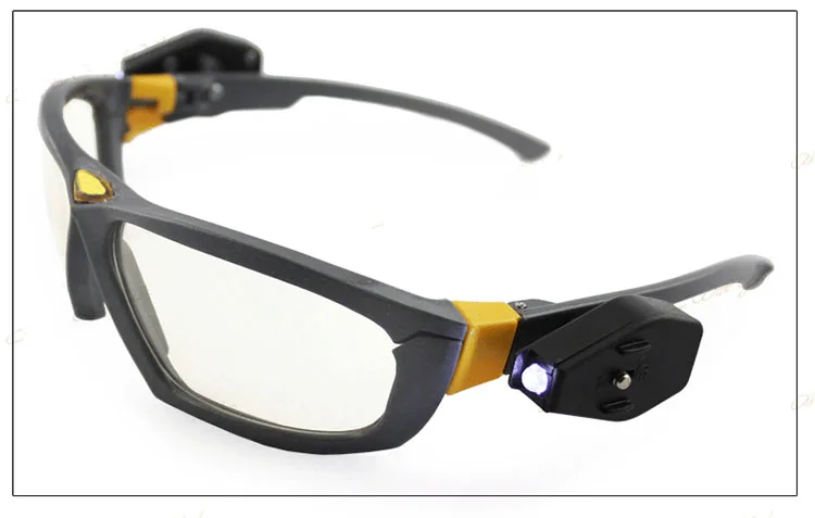 Safety Goggles Anti-impact Night Vision LED Light Goggles Reading laboratory Glasses Industrial Work Safety Night Riding Repair (13)