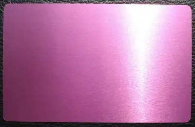 Rose 0,45 мм A4 пустая металлическая пластина имя карты лазерная гравировка печать сублимационная передача чернил DIY шесть цветов - Цвет: Rose
