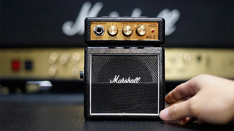 Marshall MS2 Мини гитарный усилитель ладонь портативный маленький динамик музыкальный инструмент Аксессуары