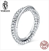 Voroco настоящий 925 пробы серебряные треугольные геометрические Висячие серьги для женщин шикарные ювелирные изделия Длинные серьги VSE144