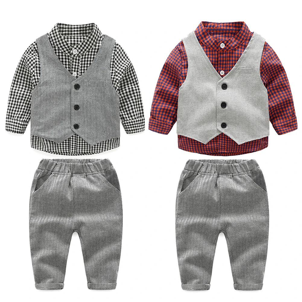 It's free shipping made easy For formal events or special occasion, baby tuxedos and suits complete with a jacket, dress shirt and pants—even a tie! They’re perfect for transforming him into a dapper little gentleman. Be sure to check out baby boys coats for colder days.