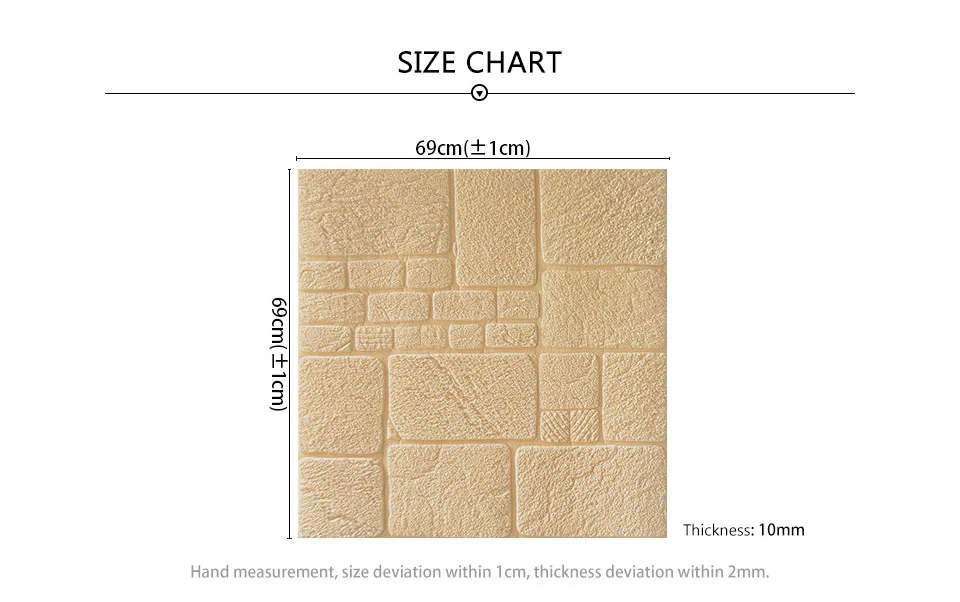 20 шт 3D стеновые панели имитация кирпича ПЭ пена пилинг и палка обои для гостиной фоновое настенное украшение для спальни 70*70 см