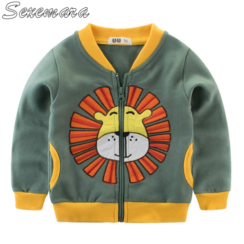  SexeMara 2019 spring and autumn children's tide fan boy sweater fleece shirt children's jacket baby