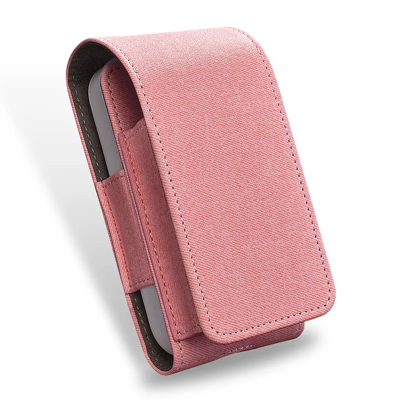 

Pink Grey Electronic Cigarette Case For iQOS Canvas Holder Cover Tools Carrying Box Kit Storage Pouch Luxury Full Protective Bag