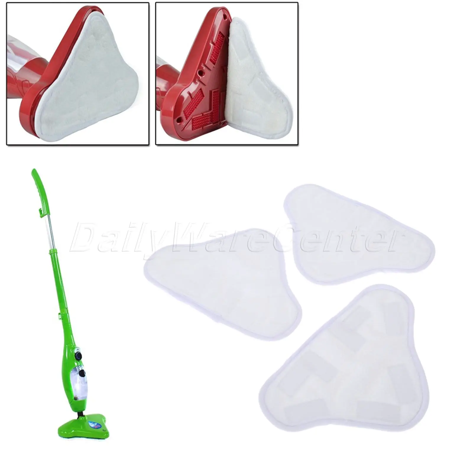 

3Pcs/Set Microfiber Replacement Pads Washable Reusable Cleaning Cloth For X5 H2O Steam Mop Pads Kit Cleaning Tools High Quality