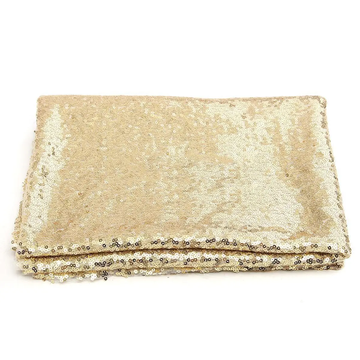 120*180cm Sequin Photo Backdrop Wedding Booth Photography Background Cloth Champagne Gold