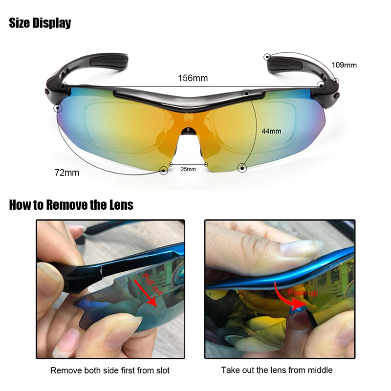 Мужские спортивные очки для велоспорта, поляризационные солнцезащитные очки для верховой езды, уличные велосипедные очки UV 400, очки для бега, рыбалки, вождения горного велосипеда