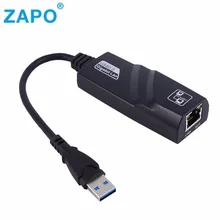 USB 3,0 к RJ45 Gigabit Ethernet сетевой адаптер проводной Lan для Mac OS/Windows/Android/IOS с адаптером Ethernet