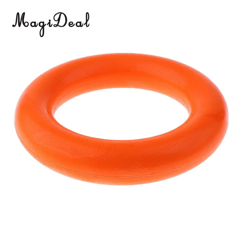 MagiDeal Rubber Round Floating Ring Float Buoy for Water Sports Sailing Boating Swimming Life Saving Rope Cord