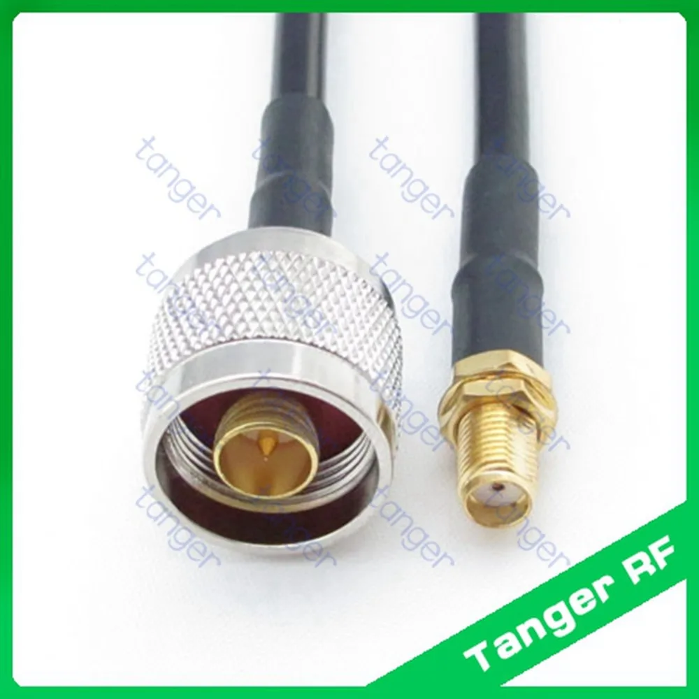 Горячая Распродажа Tanger n-штекер до внутренний разъем SMA разъем прямой РФ RG58 косичка перемычка коаксиальный кабель 3 фута 100 см Высокое качество