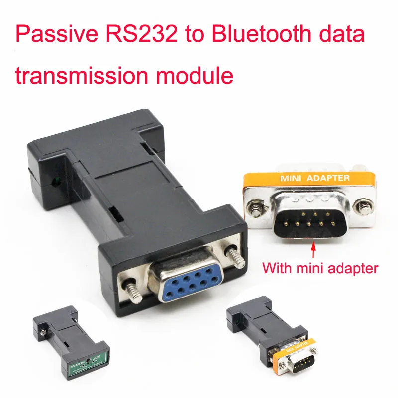 Дизайн последовательный bluetooth-адаптер автономный пассивный RS232 к Bluetooth передачи данных модуль без встроенного аккумулятора