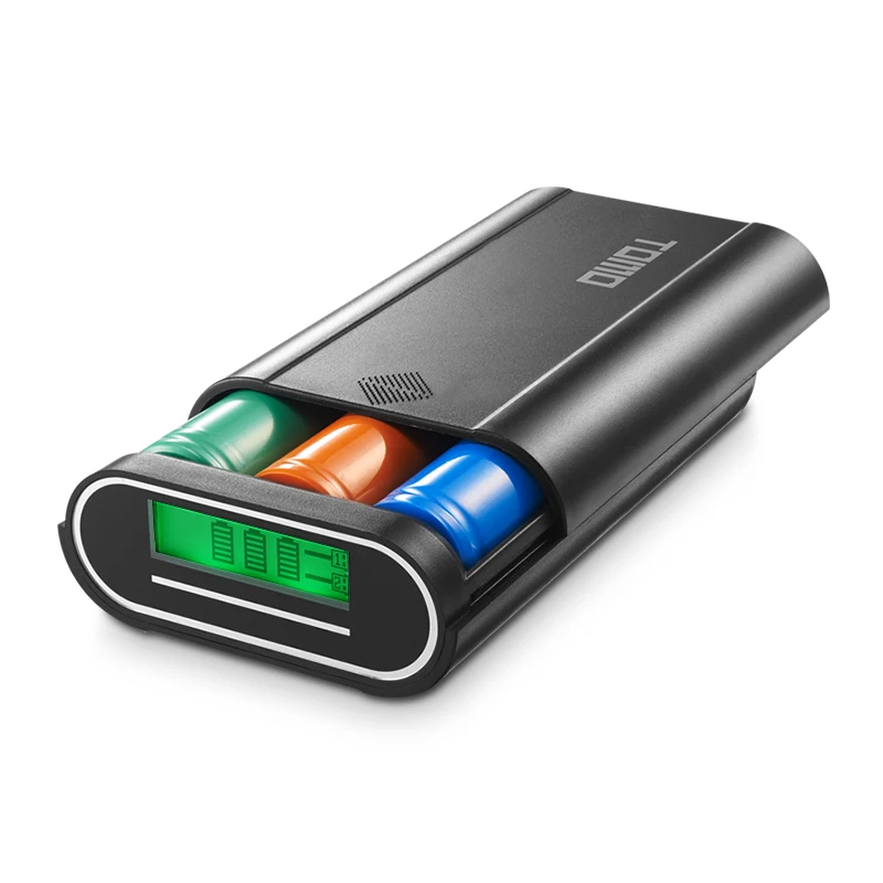 Najtaniej TOMO 18650 3.7V obudowa ładowarki z ekranem LCD przenośny DIY moc wyświetlacza bank 5V 2A wyjście max M3