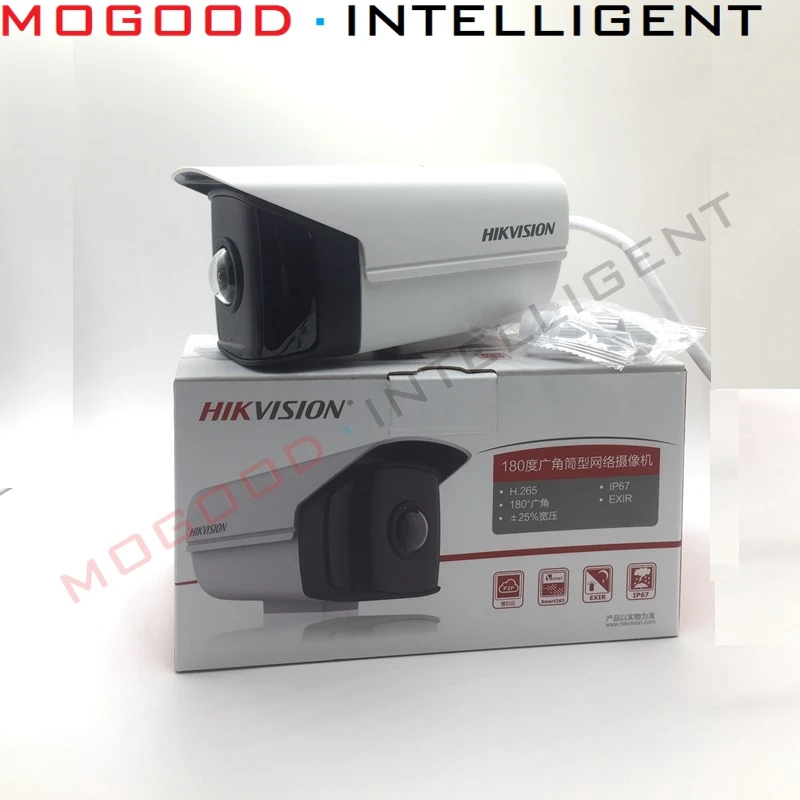 

HIKVISION Wide-Angle DS-2CD3T45F(D)P1-IWS 4MP Built-in Microphone IP Bullet Camera Support EZVIZ Hik-Connect App PoE ONVIF IR
