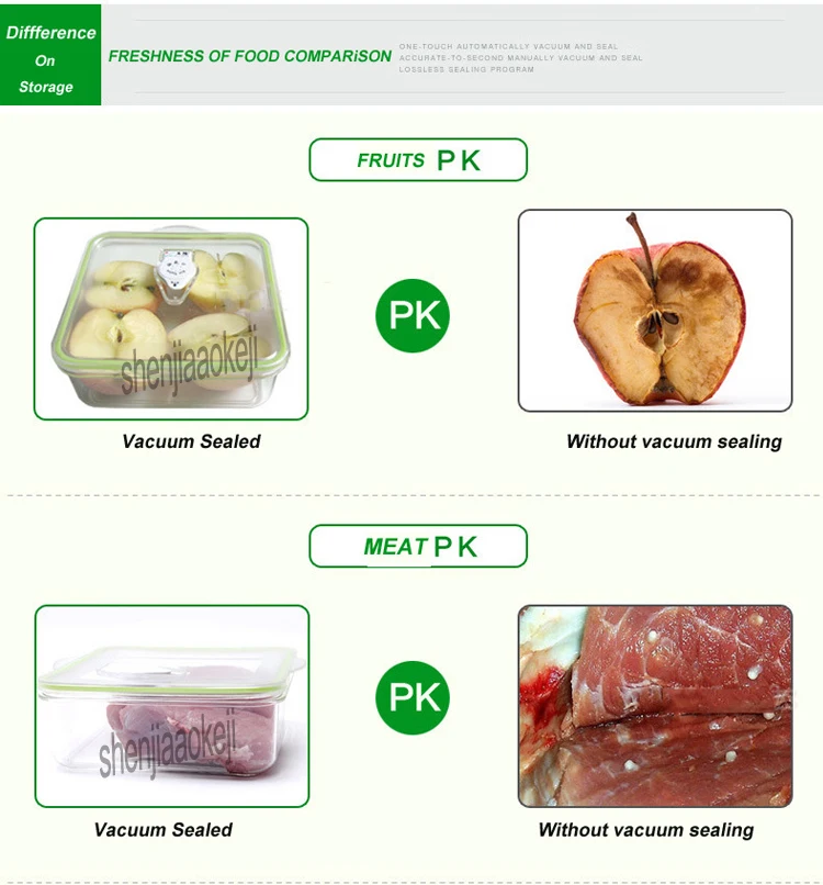 Домашний портативный автоматический вакуумный герметик портативный пищевой Электрический вакуумный герметизирующий аппарат с 5 шт