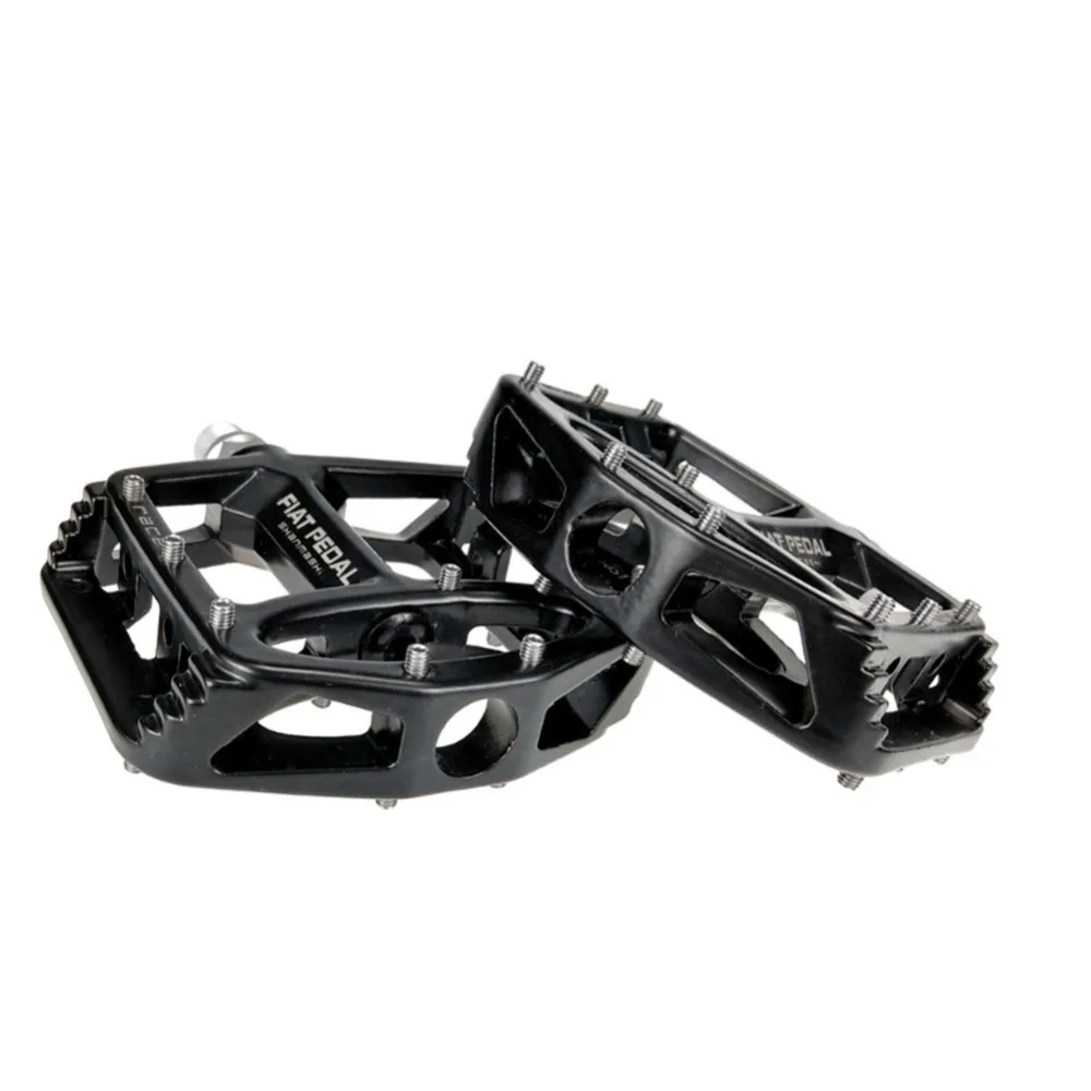 

Outdoor Riding MTB Aluminum Alloy Road Bike Pedal Slip-resistant Flat Platforms Light Reflector Cycling Lighting Pedals