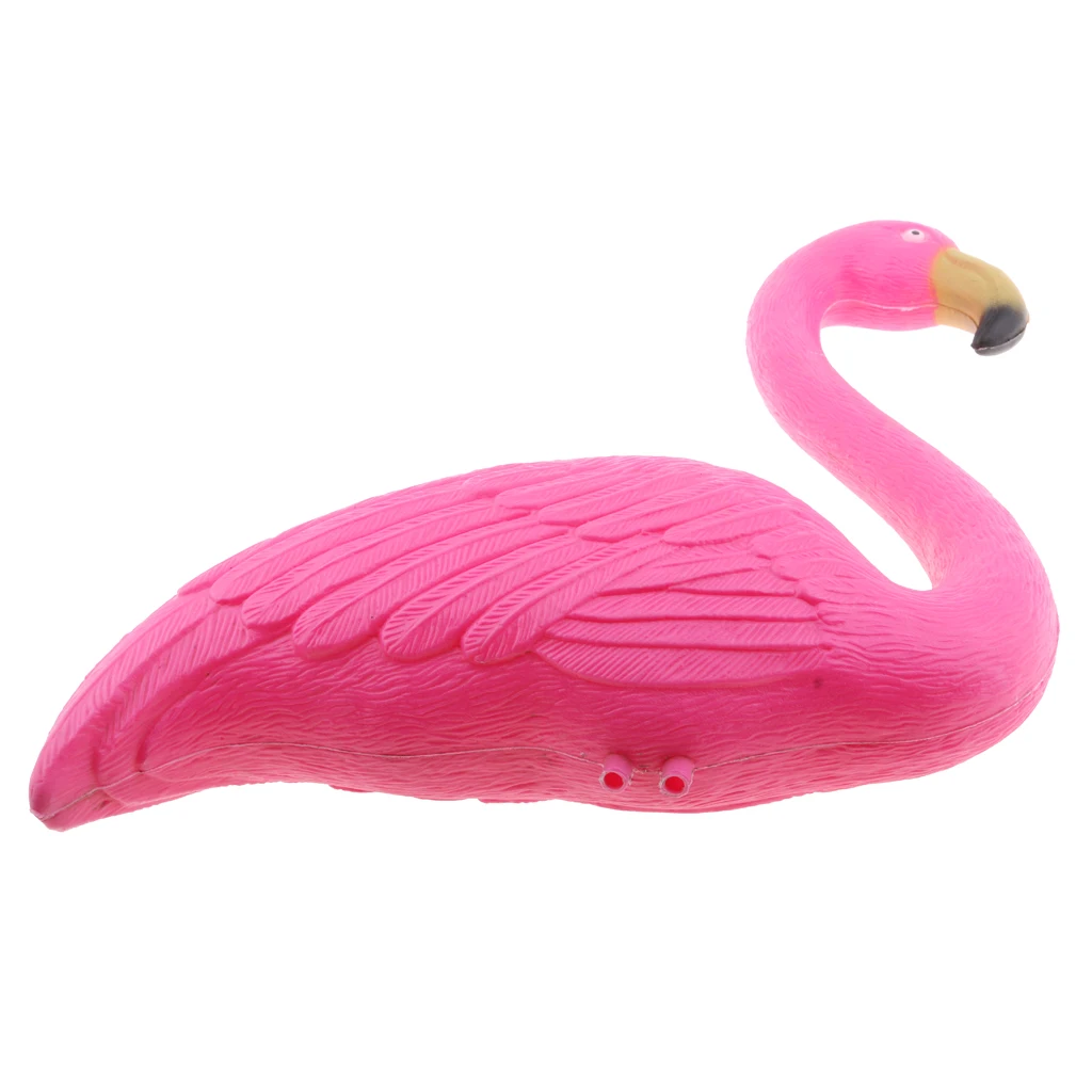 Set of 2 Lifelike Pink Flamingo Yard Garden Lawn Art Ornaments Decor Set