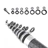 8pcs/lot Mixed Sizes 6 x 5 6 7 8 9 10 11mm Rock Telescopic Sea Fishing Rod Guide Rings Repair ► Photo 1/6