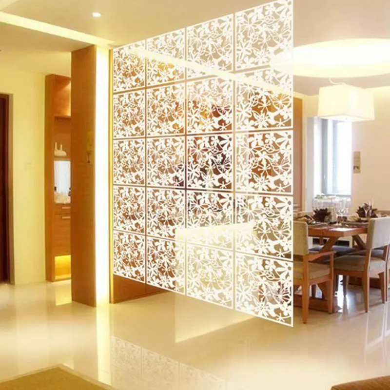 

Flower Hollow Hanging Screen Curtain Room Divider Partition Wall Home 3 Color