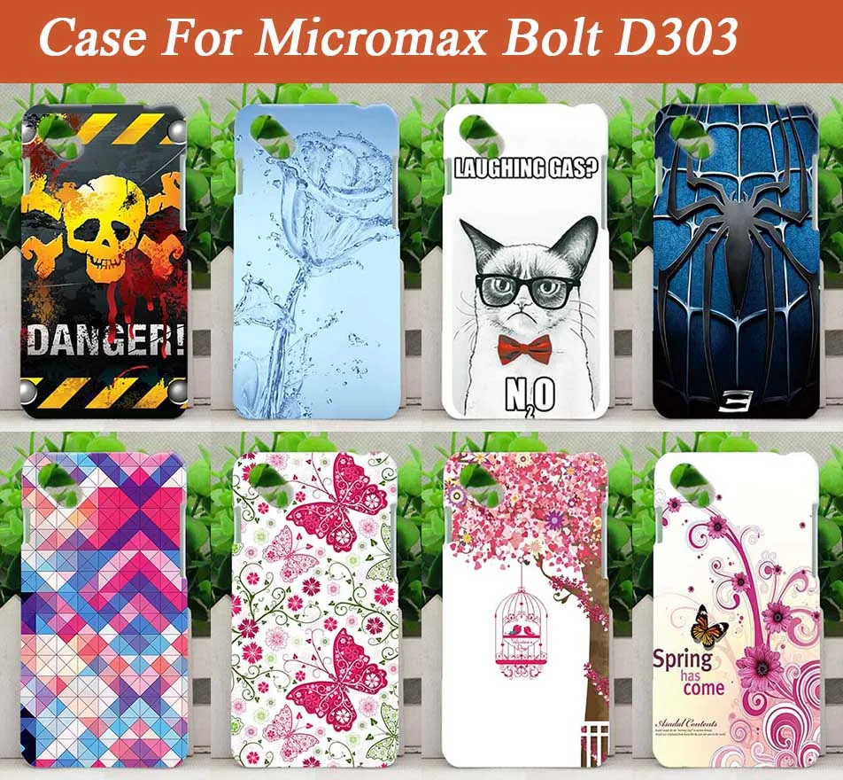 Чехол Для Micromax Bolt D303 модный Мягкий ТПУ чехол для телефона | Мобильные телефоны и