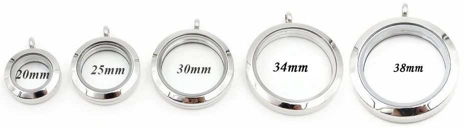 1 шт 20 мм 25 30 35 посеребренный простой крученый винт плавающий медальон 316L