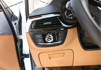 

Yimaautotrims Headlights Knob Head Lights Adjustment Knob Cover Trim ABS Fit For BMW 5 Series Sedan G30 530I 2017 - 2020