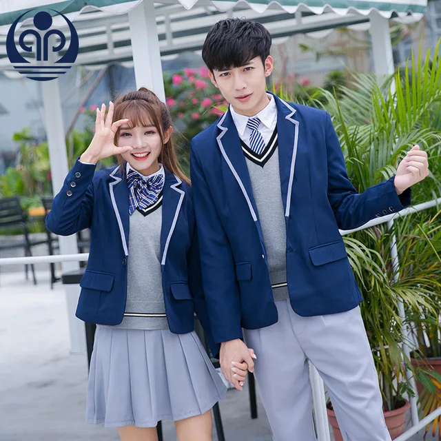 Newest Students School Uniforms Boys Girls Navy Sailor Clothes Japanese