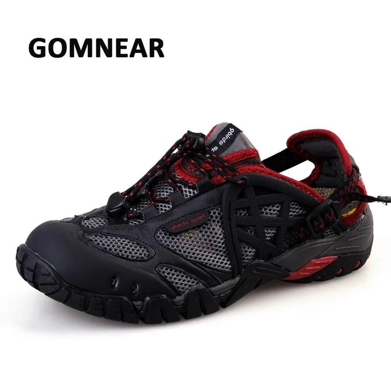 GOMNEAR Men Sandals Breathable Summer Beach Water Shoes Anti skid ...