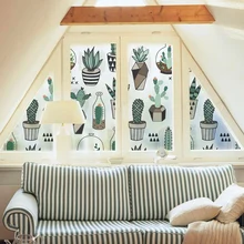 Витражная пленка на Окно Матовая непрозрачная стеклянная наклейка для конфиденциальности домашний декор цифровая печать BLT816 Beigining весны