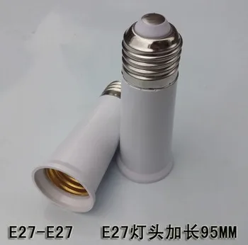 

3PCS E27-E27 Lamp Cap long 95mm Lamp Holder Light Socket e27 Bulb Screw-Socket Bulb Holder E27 Cartridge Light Socket Lamp Base